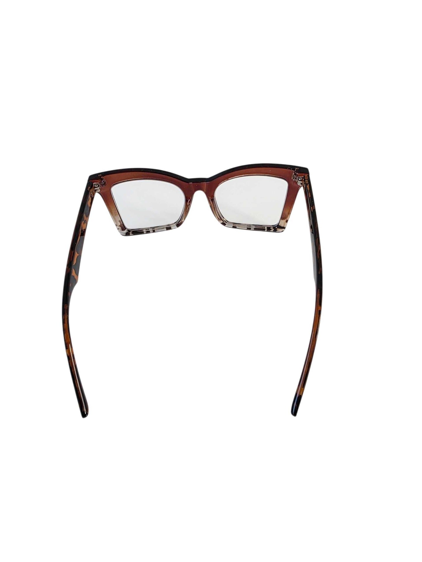 Animal print and tortoiseshell reading glasses with blue light filter and large square frames